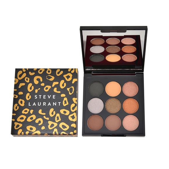 Eye Bundle of 2 Eyeshadow Palettes & 1 Blending Brush Steve Laurant Ace Beaute - Picture 3 of 9